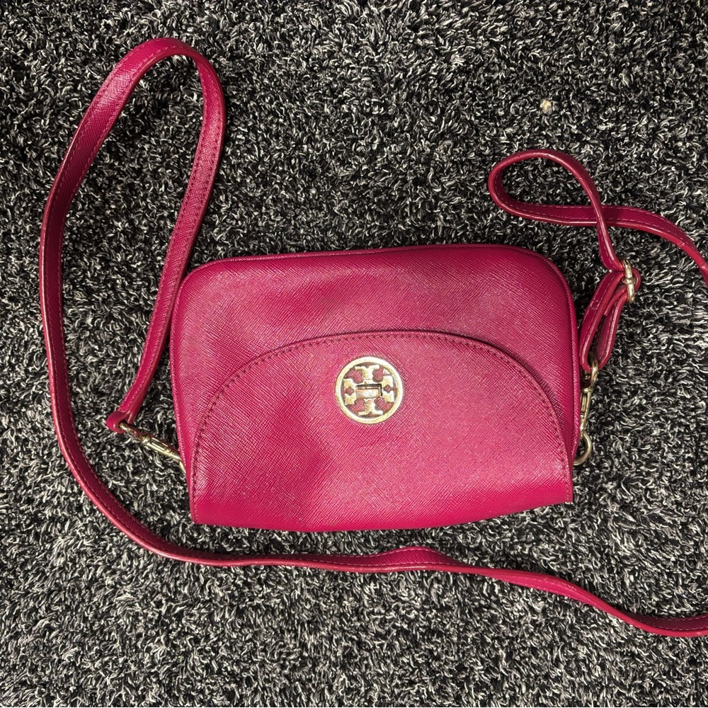 Tory Burch Fuchsia Crossbody Bag
